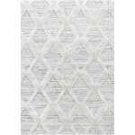 Pisa - tapis en relief berbre esmiya crme (200x290cm)