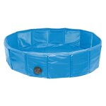 Piscine � 80 x 20 cm doggy splash bleu pour chien - flamingo