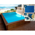 Habitat et jardin ? piscine bois rectangle hors sol 3. 00 x 2. 00 x 0. 71 m ? pin trait� autoclave iv ...