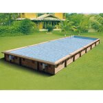 Piscine bois ubbink linea rectangulaire 500x1100x140cm liner bleu Piscine bois ubbink linea rectangulaire 500x1100x140cm liner bleu