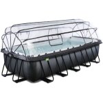 Piscine tubulaire exit toys 540x250cm + dme black leather (noire)