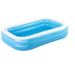 Bestway - piscine gonflable rectangulaire 262x175x51 cm bleu et blanc