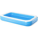 Bestway - piscine gonflable autoportante pour enfants 305x183x46 cm structure  2 anneaux pour enfants ...