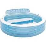 Iperbriko - piscine gonflable familiale cm 224 x 216 x 76 intex