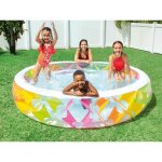 Intex - piscine gonflable croisillons