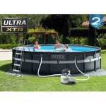 Piscine intex 26330 avec ultra frame xtr cm 549x132h filtre a' sable pompe e'chelle feuille de couverture ...