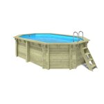 Altanka - piscine en bois nemo 4, 3x3 - h. 1, 18 m fixations  sceller