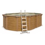 M&s - piscine hors sol acier ovale 4, 90 x 3, 65 x 1, 32 m aspect bois osmose M&s - piscine hors sol acier ovale 4, 90 x 3, 65 x 1, 32 m aspect bois osmose