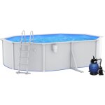 Vidaxl - piscine avec pompe filtrante  sable et chelle 490x360x120 cm