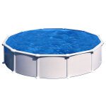 Piscine acier blanc atlantis ronde 5, 70 x 1, 32 m - gr�