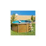 Trigano - piscine hors sol acier ronde ø 3, 65 x 1, 20 m aspect bois canyon Trigano - piscine hors sol acier ronde ø 3, 65 x 1, 20 m aspect bois canyon