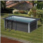 Piscine rectangle composite 3, 26m x 1, 86m x h: 0, 96m