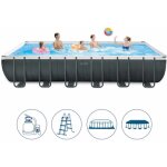 Piscine hors - sol rectangulaire intex ultra xtr frame 732x366x132cm