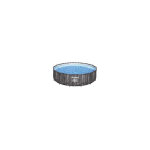 Piscine hors sol ronde steel pro max 427 x 107 cm d�cor bois - bestway