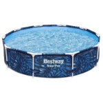 Piscine hors sol tubulaire bestway - steel pro? - 305 x 66 cm - ronde