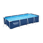 Piscine hors sol tubulaire bestway - steel pro? - 400 x 211 x 81 cm - rectangulaire