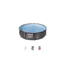 Bestway 5614x steel pro max piscine ronde hors sol cm 366x100 h avec cadre pompe filtre e'chelle pour ...