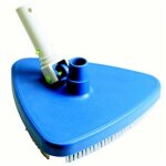 Tte de balai triangulaire pour aspirateur, bleue