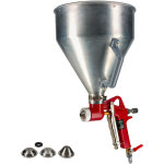 Oxeo - pistolet  crpir pneumatique godet metal 4, 5l + 3 buses - crpi intrieur et extrieur enduit ...