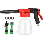 Pistolet  mousse  neige, pistolet  mousse de nettoyage de voiture  basse pression avec bouteille ...