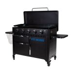 Plancha pit boss ultimate 5 br�leurs sur chariot