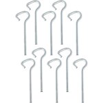 Piton crosse court p - pour fixation bâche couverture de piscine - inox - lot de 10 pièces - poolco Piton crosse court p - pour fixation bâche couverture de piscine - inox - lot de 10 pièces - poolco