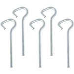 Piton crosse court p - pour fixation bâche couverture de piscine - inox - lot de 5 pièces - poolco Piton crosse court p - pour fixation bâche couverture de piscine - inox - lot de 5 pièces - poolco