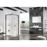 Ravak - pivot - cabine de douche quart de cercle pskk3 - 90, 87 - 90 cm, cadre noir / verre clair 37677300z1 ... Ravak - pivot - cabine de douche quart de cercle pskk3 - 90, 87 - 90 cm, cadre noir / verre clair 37677300z1 ...