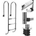 Pl003 echelle de piscine à 3 échelons en acier inoxydable 304ss, 158cm, escalier piscine à 3 marches ... Pl003 echelle de piscine à 3 échelons en acier inoxydable 304ss, 158cm, escalier piscine à 3 marches ...