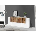 Dmora - placard ddionis, buffet de cuisine  7 portes, buffet de salon, buffet de cuisine, 100% made ...