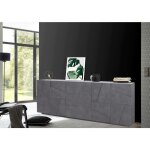 Dmora - placard dgut, buffet de cuisine avec 4 portes et 3 tiroirs, buffet de salon, 100% made in italy, ... Dmora - placard dgut, buffet de cuisine avec 4 portes et 3 tiroirs, buffet de salon, 100% made in italy, ...