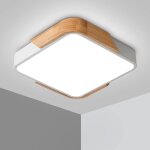 Plafonnier led 24w lampe plafond avec télécommande luminosité réglable luminaire salle de bain carré ... Plafonnier led 24w lampe plafond avec télécommande luminosité réglable luminaire salle de bain carré ...