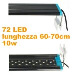 Plafonnier led extensible d143 pour aquarium � rebord r�glable