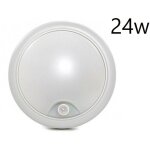 Plafonnier led rond 24w lumire froide dtecteur de mouvement infrarouge 175