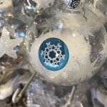 Plage - adhsif 3d flocon de neige, 10 pastilles 2, 5 cm x 2, 5 cm, dcoration murale nol, x10, bleu ...