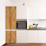 Plage - sticker r�frig�rateur et lave vaisselle, imitation bois acacia, 180 cm x 59, 5 cm