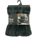 Douceur d'intérieur - plaid 125x150 cm - imitation fourrure - anthracite Douceur d'intérieur - plaid 125x150 cm - imitation fourrure - anthracite