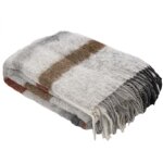 Plaid 130x180 iseo alpaga, laine, mohair, polyamide Plaid 130x180 iseo alpaga, laine, mohair, polyamide