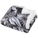 Plaid douceur anthracite 130 x 160 cm