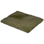 Atmosphera - plaid flanelle vert kaki 180x230cm créateur d'intérieur Atmosphera - plaid flanelle vert kaki 180x230cm créateur d'intérieur