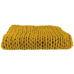 The home deco factory - plaid grosse maille - l. 150 x l. 120 cm