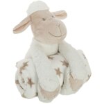 Plaid enfant et sa peluche 75 x 100 cm - atmosphera