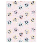 Plaid polaire en flanelle disney minnie - rose 150x110 cm
