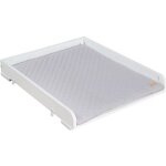 Plan a langer - roba - pour machines a laver - matelas 'roba style' gris inclus - bois blanc