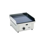 Roller grill - plancha acier emaille 400 x 400 gaz