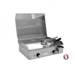 Planchaelec - plancha lectrique neo e530 - 2400w + couvercle + 2 ustensiles