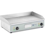 Royal catering - plancha Électrique professionnelle plaque de cuisson rainurée fer 40x73cm 4, 4kw Royal catering - plancha Électrique professionnelle plaque de cuisson rainurée fer 40x73cm 4, 4kw