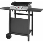 Happy garden - plancha au gaz mala - 2 brûleurs 5kw + chariot Happy garden - plancha au gaz mala - 2 brûleurs 5kw + chariot