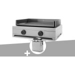 Forge adour - plancha gaz modern 60 inox avec chariot Forge adour - plancha gaz modern 60 inox avec chariot