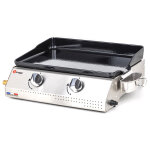 Plancha � gaz vera 200 avec cuve en inox - somagic